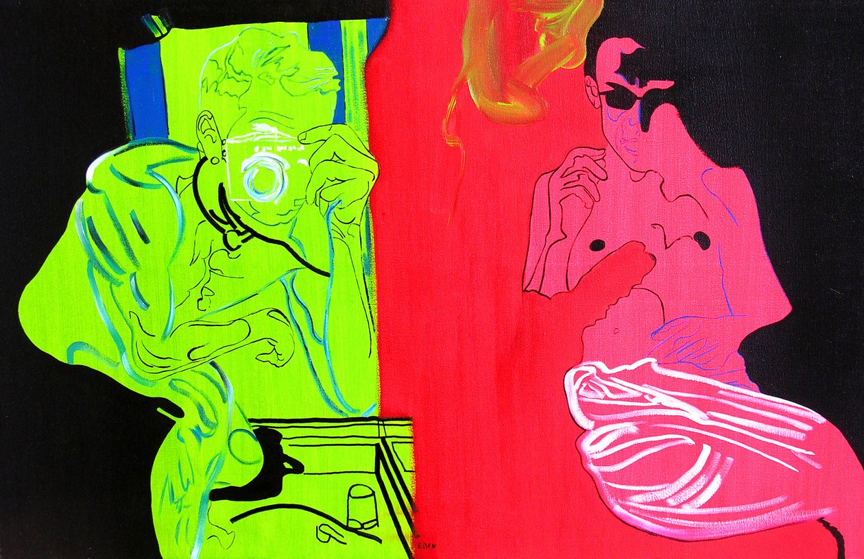 Reiseslutt, Palm Springs, 2003 (olje på lerret) av Benoit Erwann Boucherot