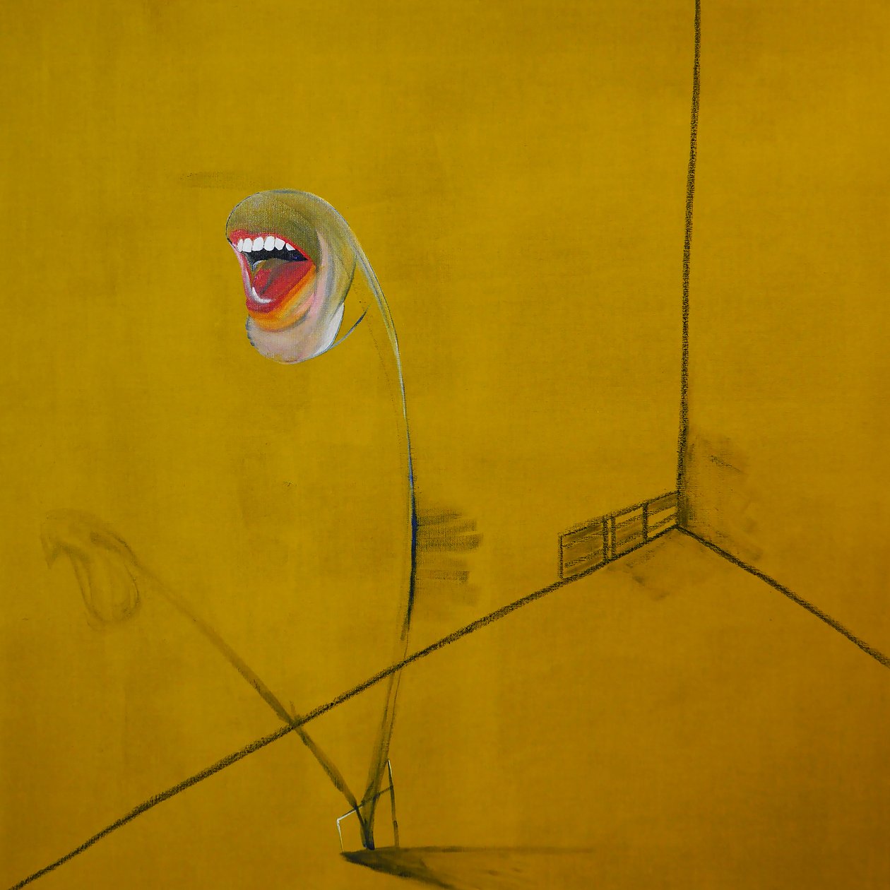 Sinne, panel 2, 2016 (olje og akryl på lerret) av Benoit Erwann Boucherot