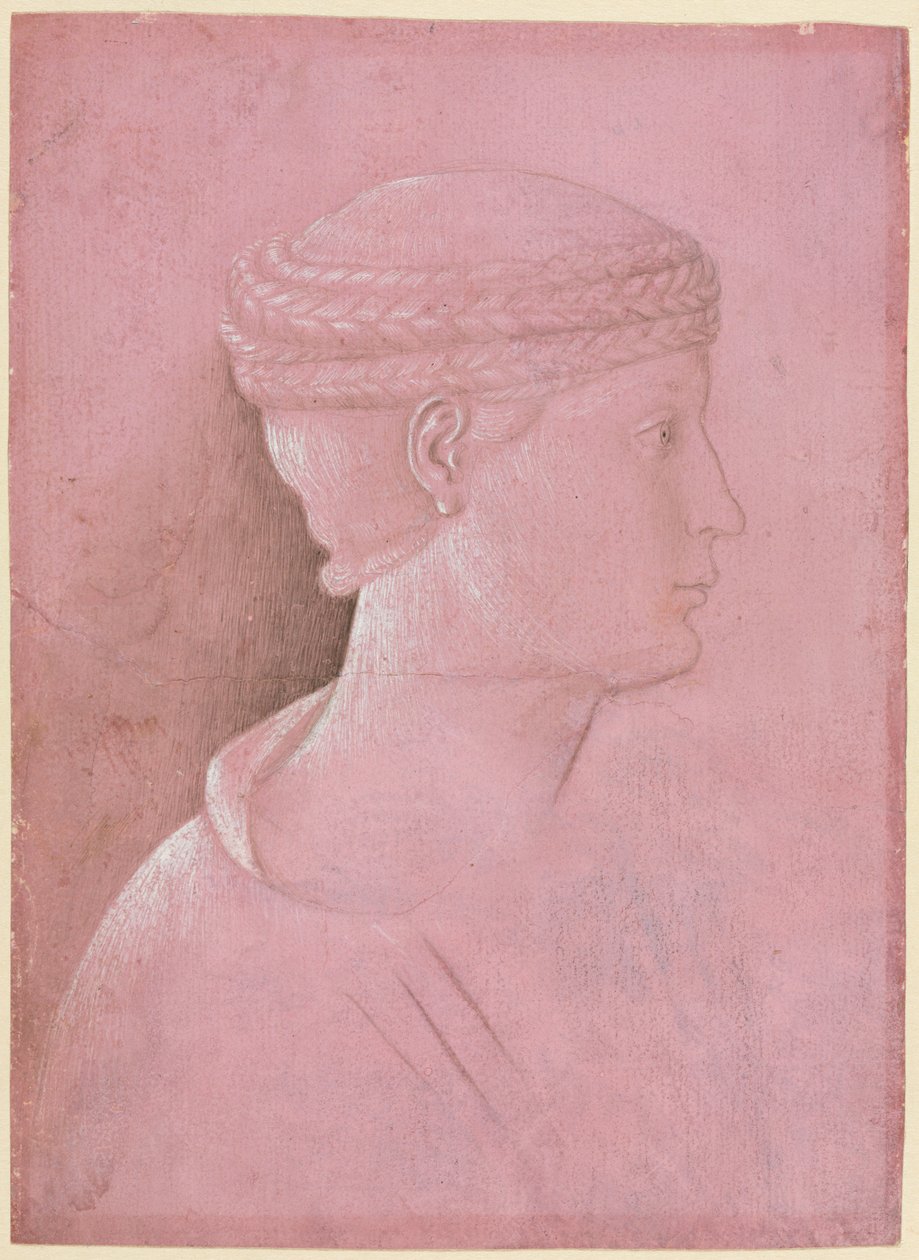 Bust of a Woman recto, ca. 1458. av Benozzo Gozzoli