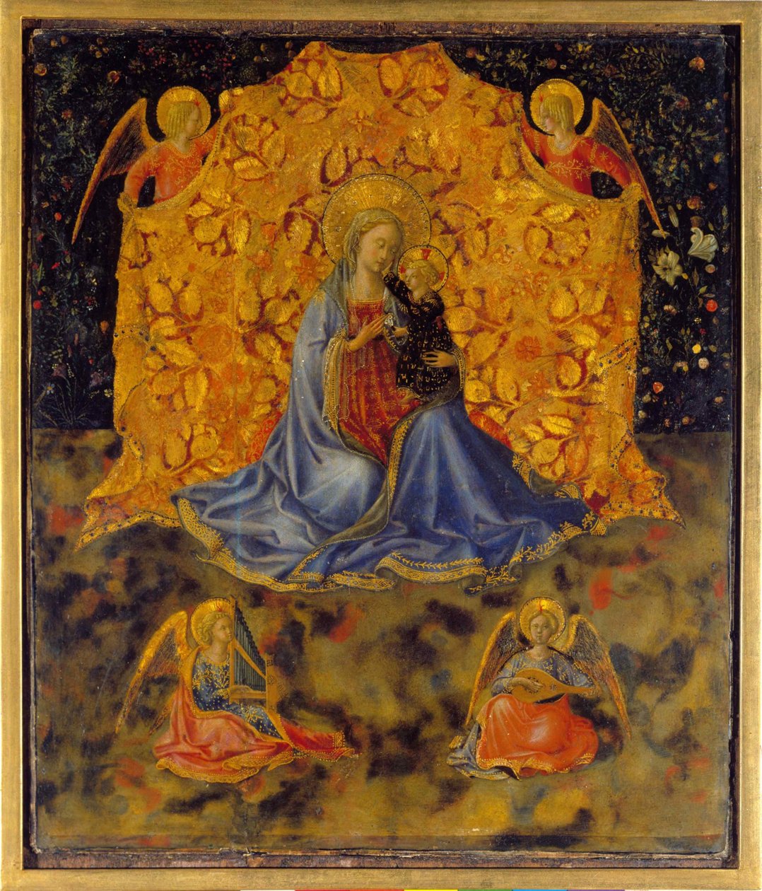 Madonna av ydmykhet Madonna av ydmykhet, ca. 1450. av Benozzo Gozzoli