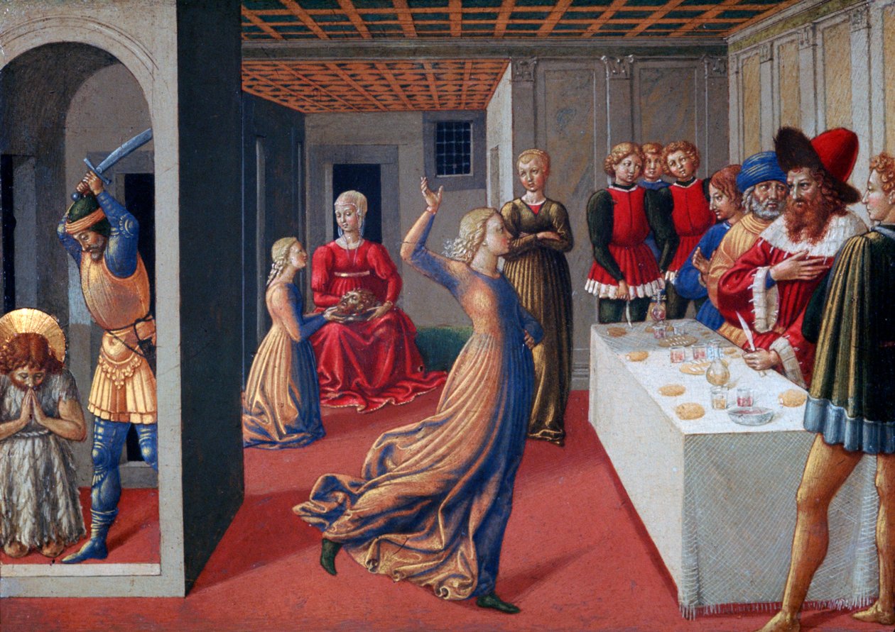 Herodes fest og halshuggingen av døperen Johannes, 1461-1462 av Benozzo Gozzoli