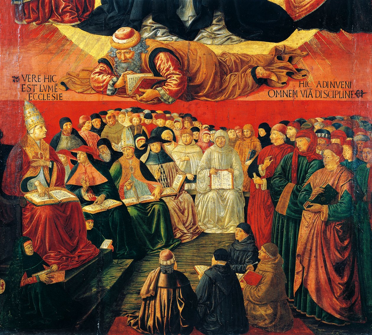 Den arabiske filosofen Averroes, detalj fra Triumph of St Thomas Aquinas av Benozzo di Lese di Sandro Gozzoli