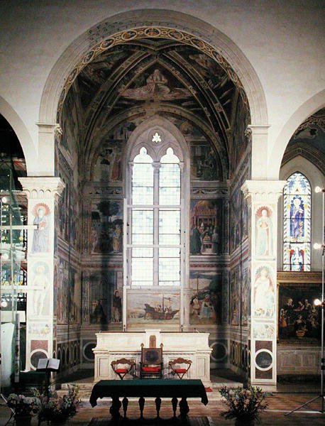 Episoder fra The Life of St. Augustine, 1463-65 (se også 192535, 192550, 192551, 192553, 192554) av Benozzo di Lese di Sandro Gozzoli