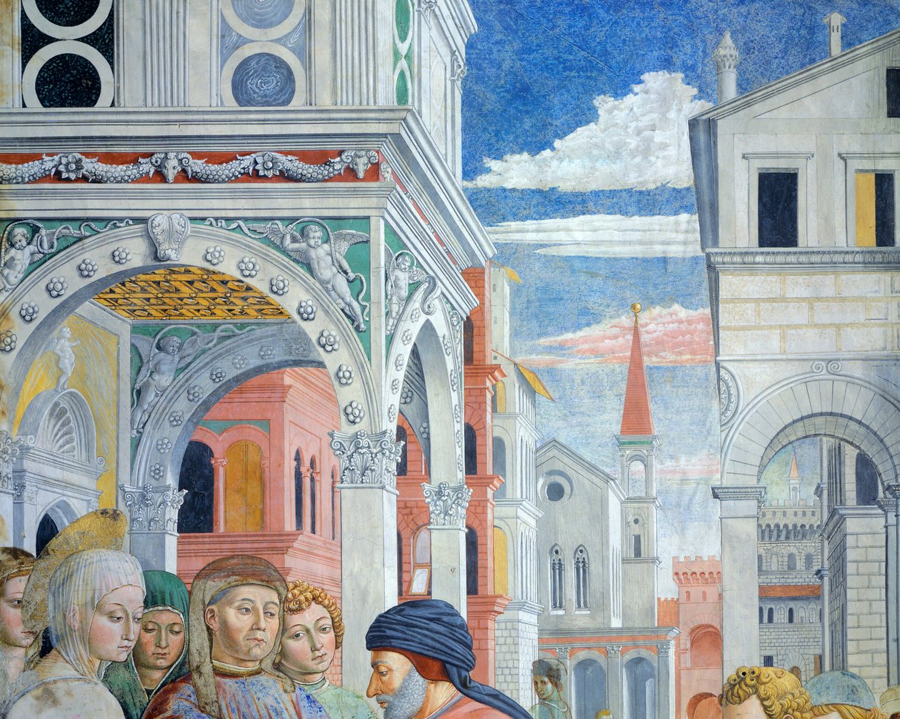 Historier om St. Augustin av Benozzo di Lese di Sandro Gozzoli