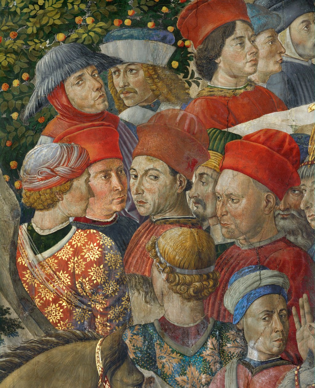 De vise menns tilbedelse (freske) av Benozzo di Lese di Sandro Gozzoli