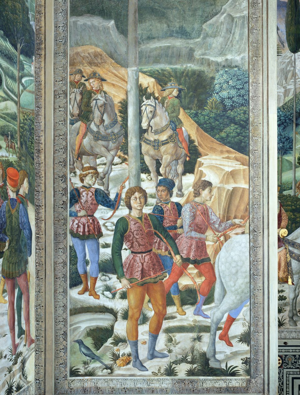 Magienes reise av Benozzo di Lese di Sandro Gozzoli