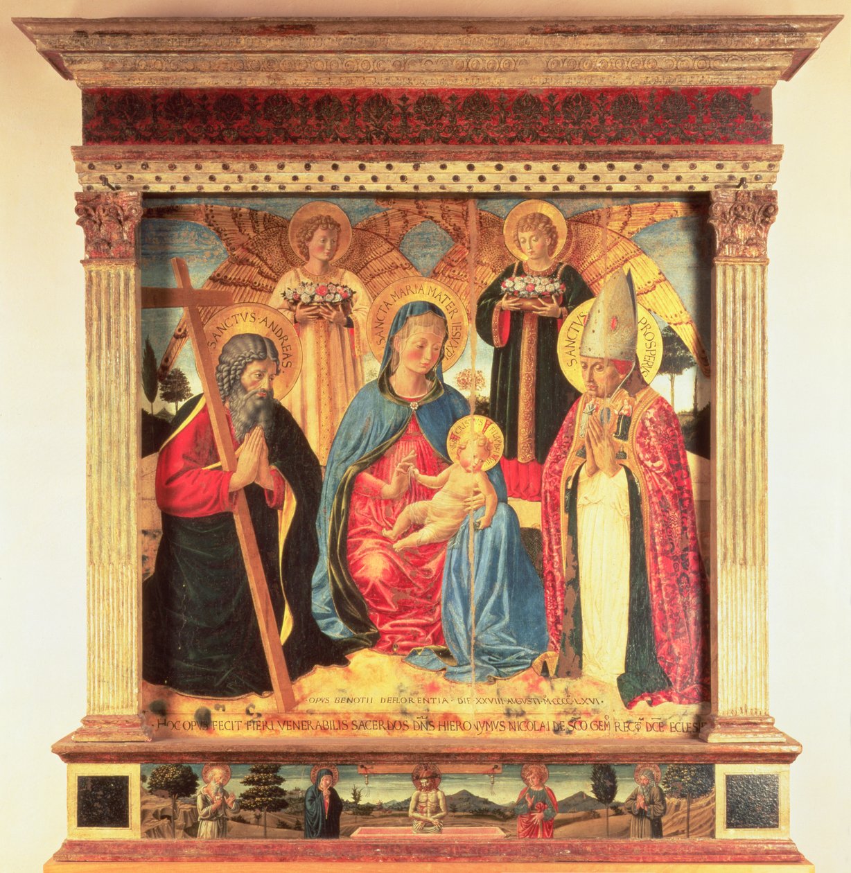Jomfruen og barnet av Benozzo di Lese di Sandro Gozzoli