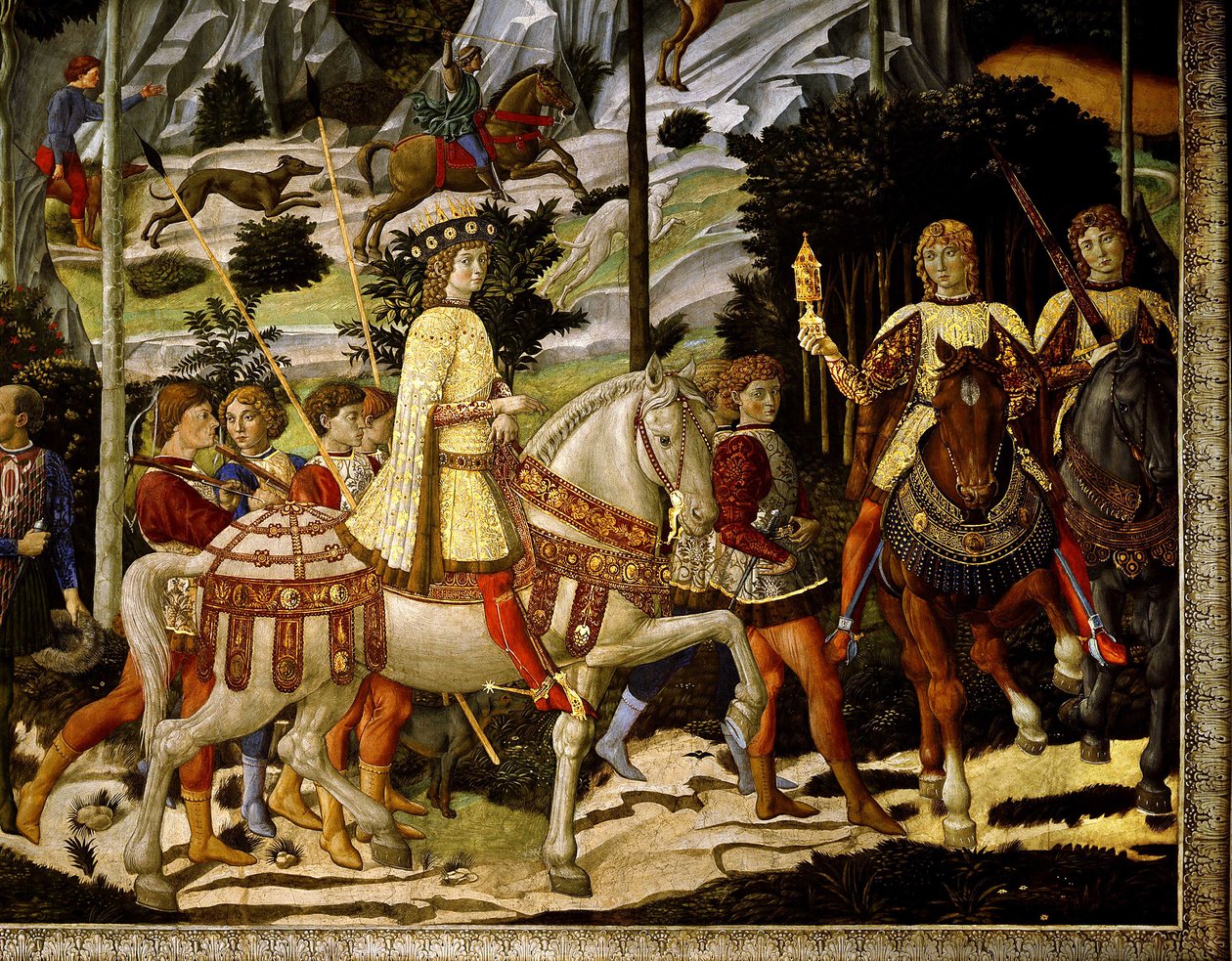Magi-kongenes reise av Benozzo di Lese di Sandro Gozzoli
