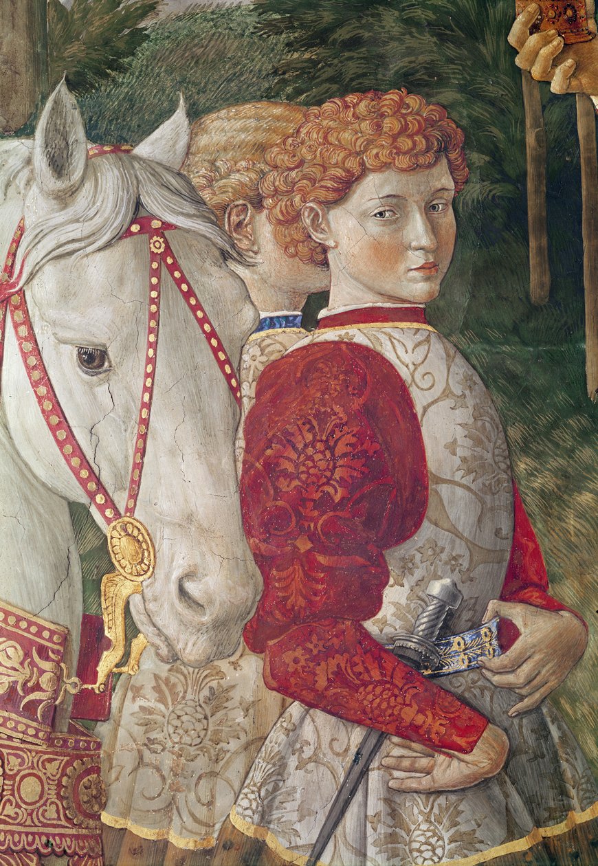 To Liveried Attendants og hodet til Lorenzo the Magnificent