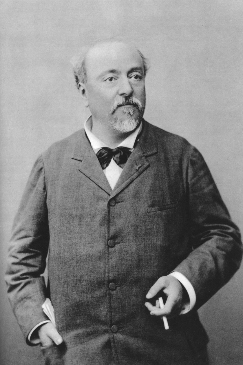 Emmanuel Chabrier 1841-1894, fransk romantisk komponist og pianist av Benque