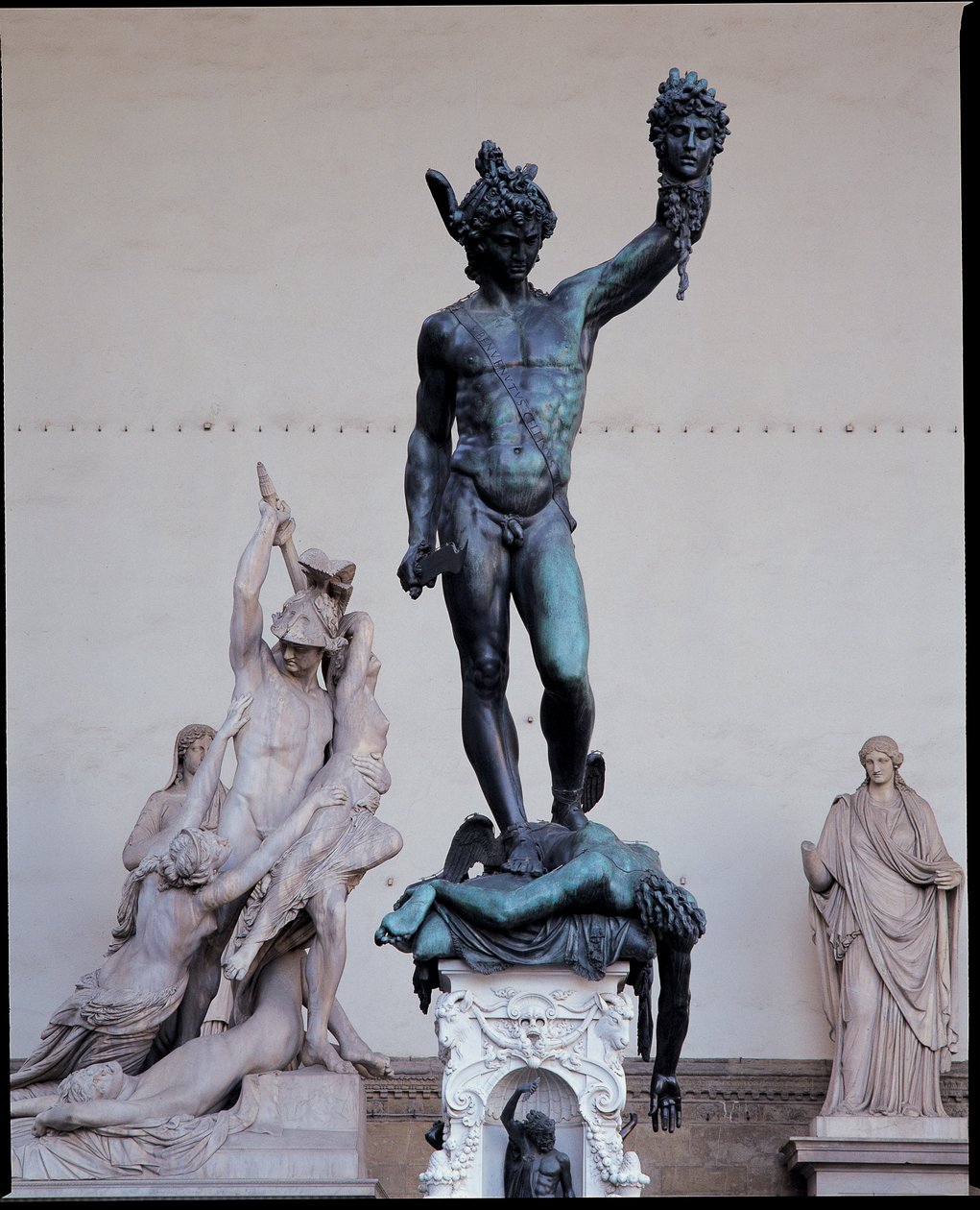 Perseus med hodet til Medusa, 1545-54 (bronse) av Benvenuto Cellini