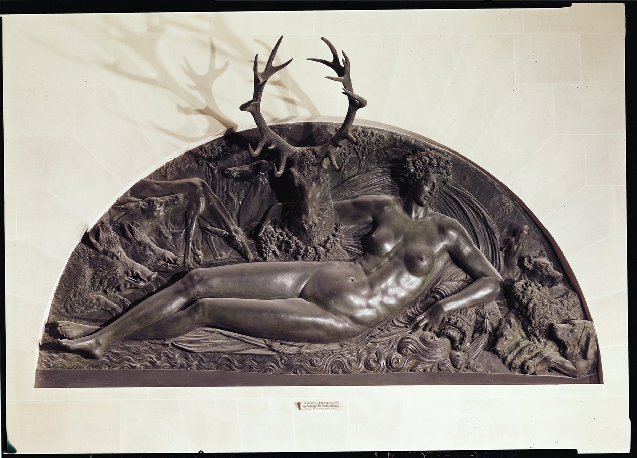 The Nymph of Fontainebleau, 1542 (bronse) av Benvenuto Cellini