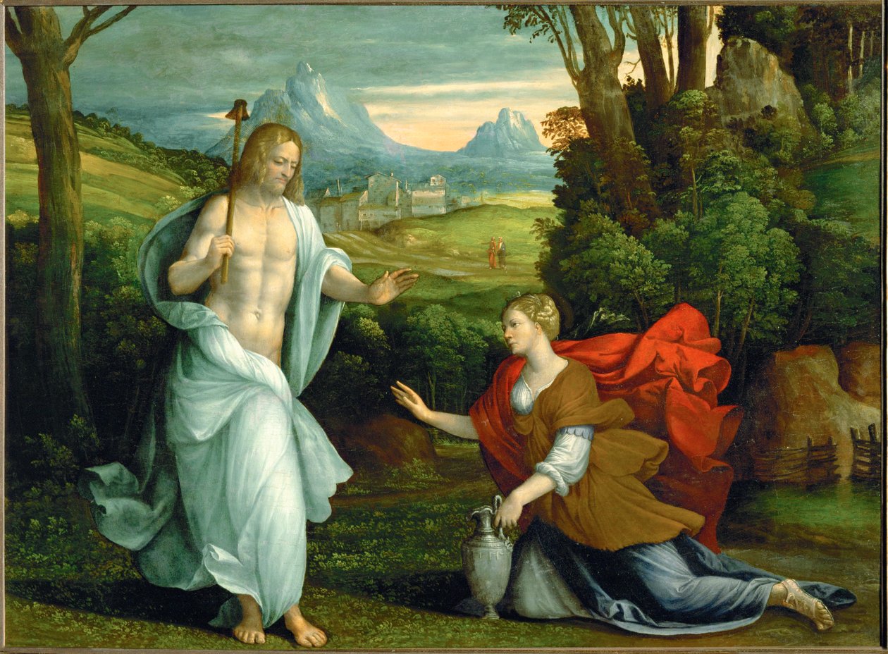Noli me tangere, Kristus viser seg for Maria av Magdala (maleri) av Benvenuto Tisi da Garofalo