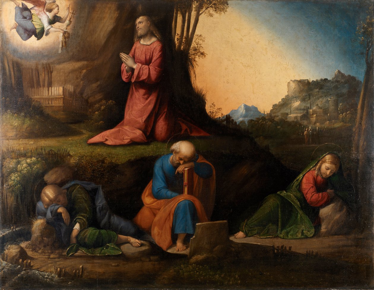 Kvalen i hagen, 1524 av Benvenuto Tisi da Garofalo