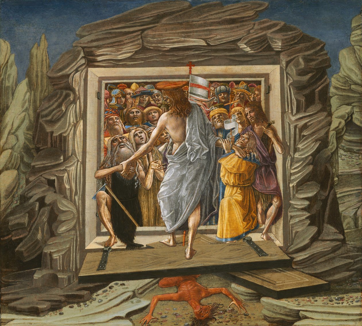 Kristus i Limbo av Benvenuto di Giovanni