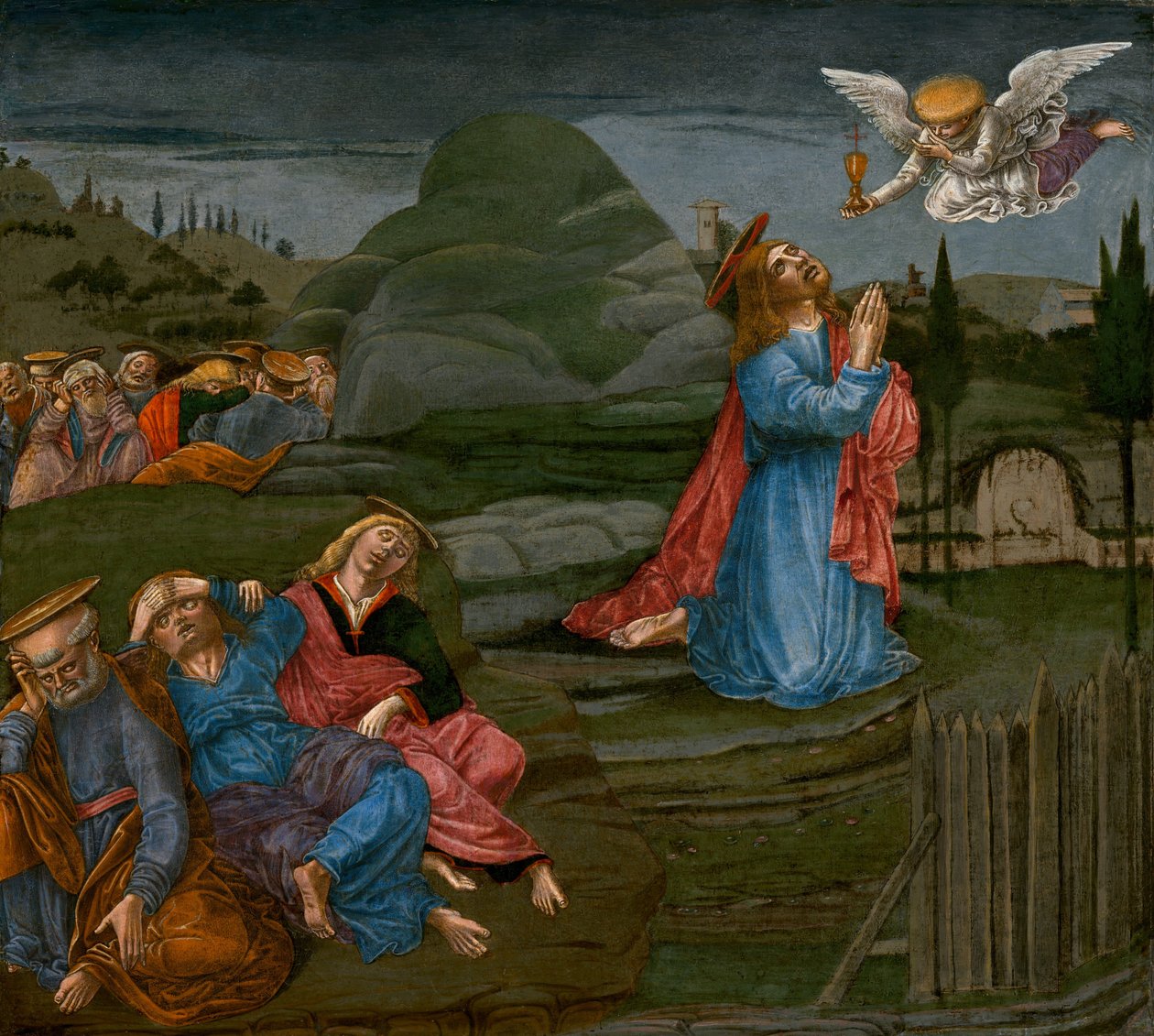 Kvalen i hagen, sannsynligvis 1491. av Benvenuto di Giovanni