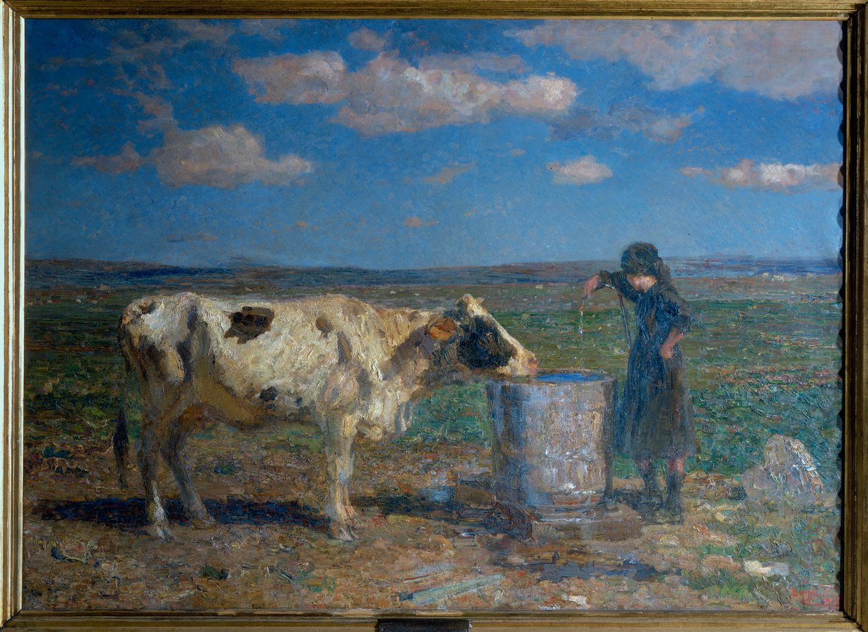 Middag på de høye flyene (maleri) av Beppe Ciardi