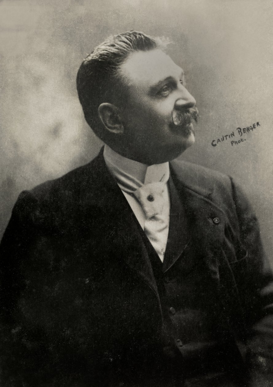 Portrett av den franske baronen Henry De La Vaulx (1870  av Berger & Cautin