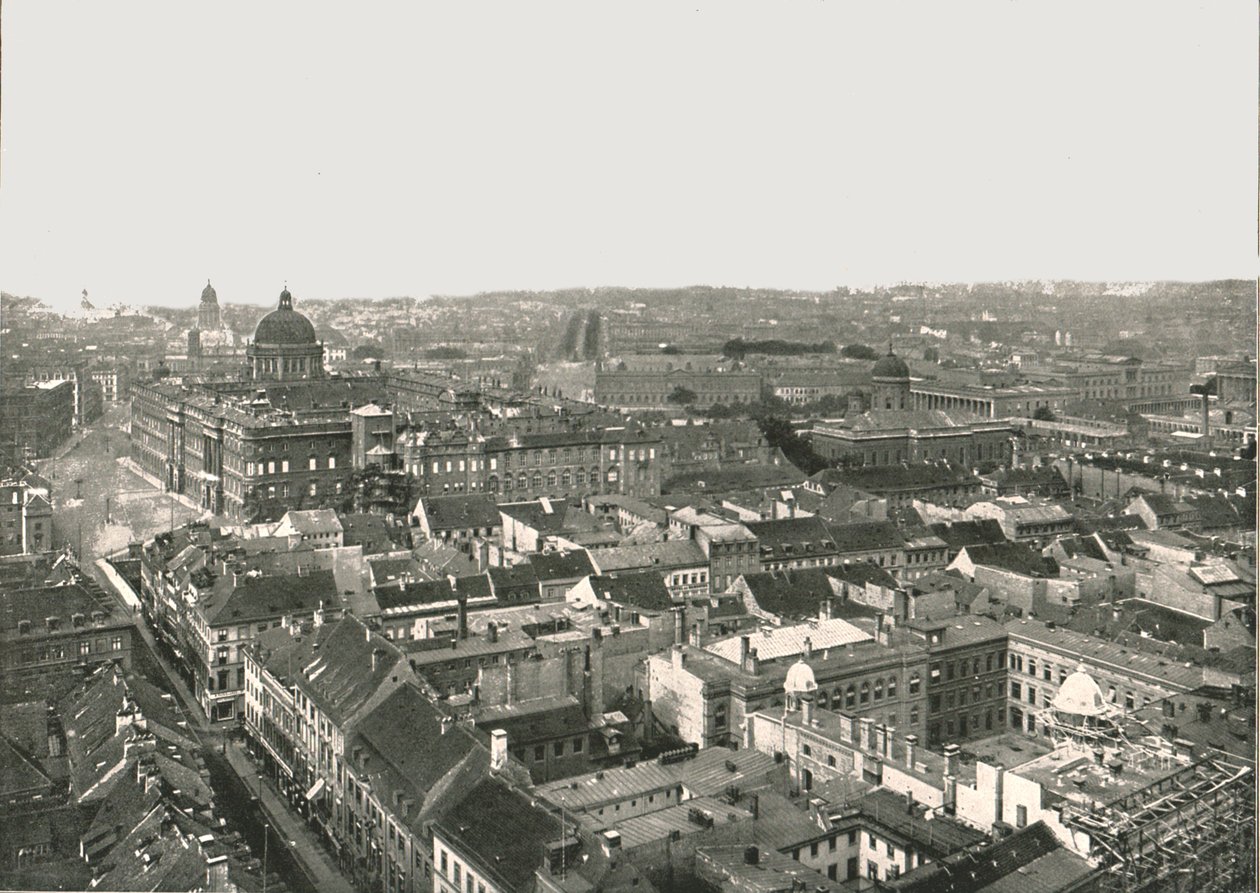 Panorama over byen Berlin, Tyskland, 1895. av Berlin Photographic Co