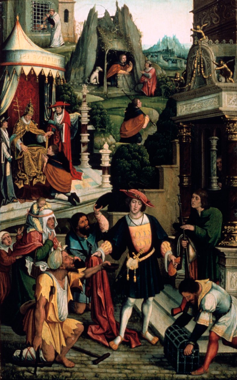 Legenden om Saint Roch, 1500-tallet. av Bernard van Orley