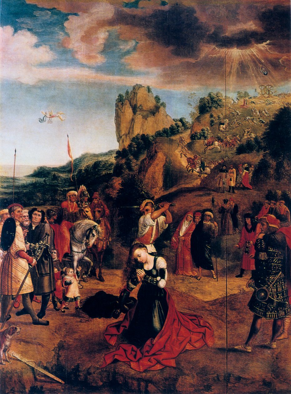 The Martyrdom of Saint Catherine, 1500-tallet. av Bernard van Orley