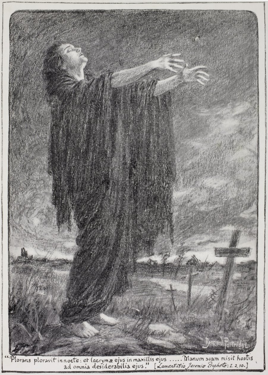 Belgia: 1914 av Bernard Partridge