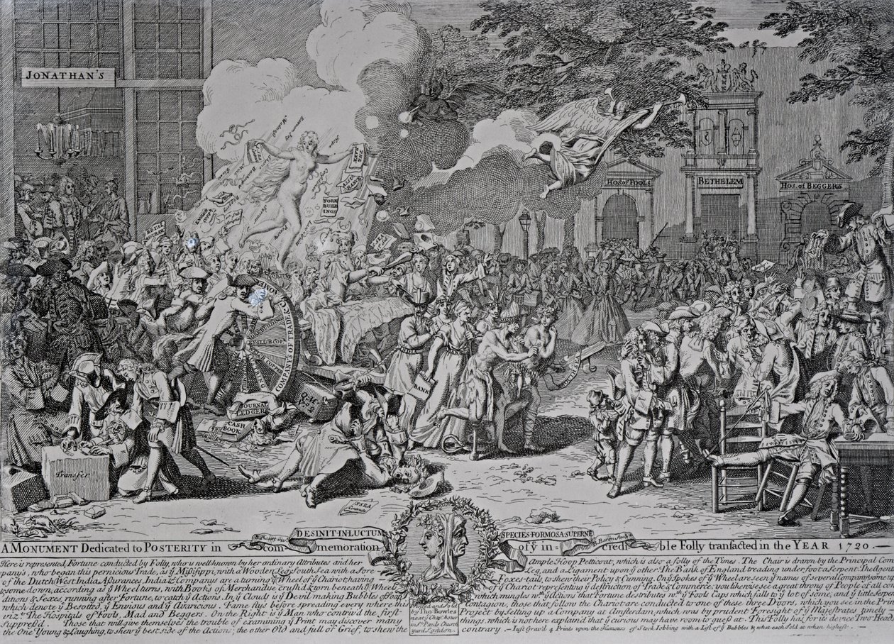 Et monument dedikert til ettertiden, 1720 av Bernard Picart