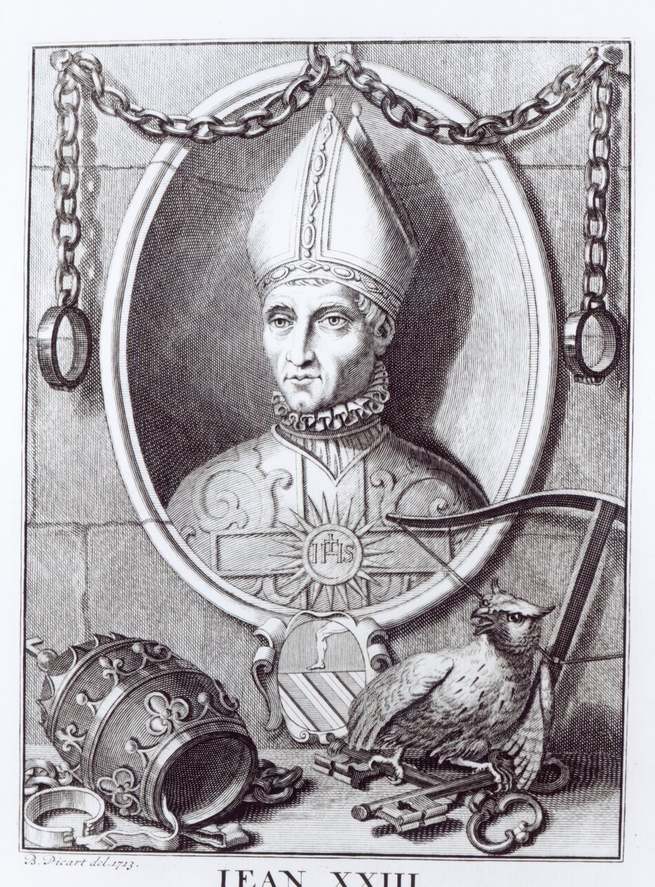 Motpave Johannes XXIII, 1713 av Bernard Picart