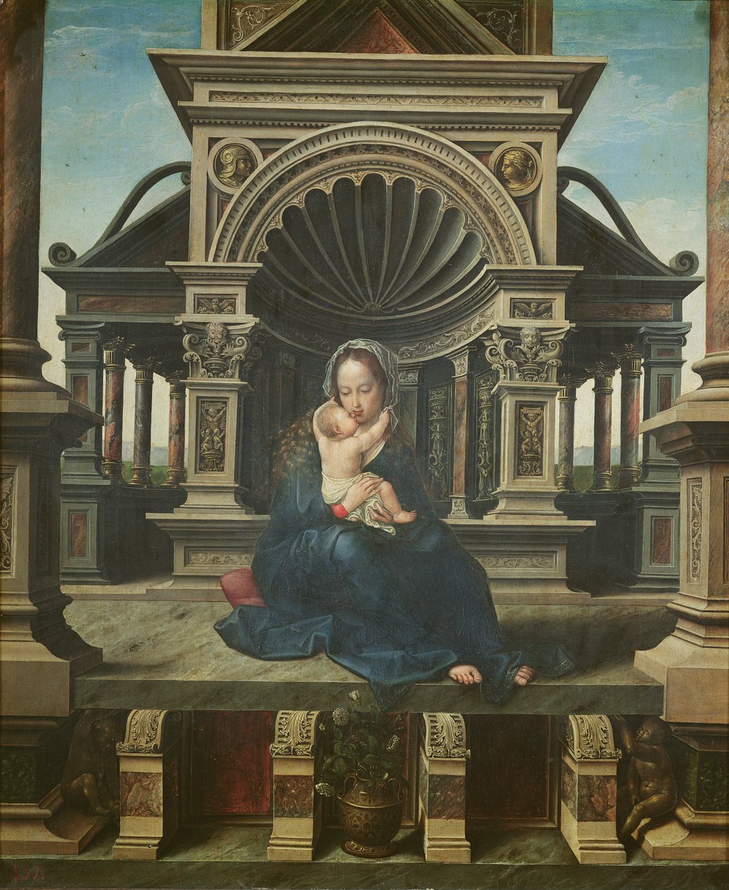 Jomfruen av Louvain, ca. 1520 av Bernard van Orley