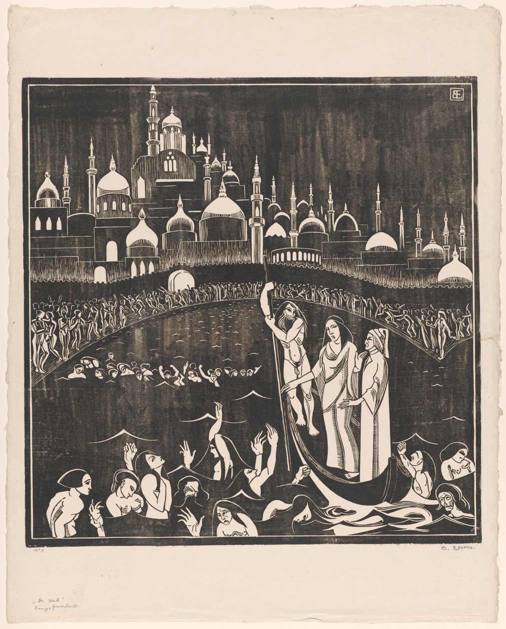 De Hel (original tittel på objekt) av Bernard Essers (signed by artist)