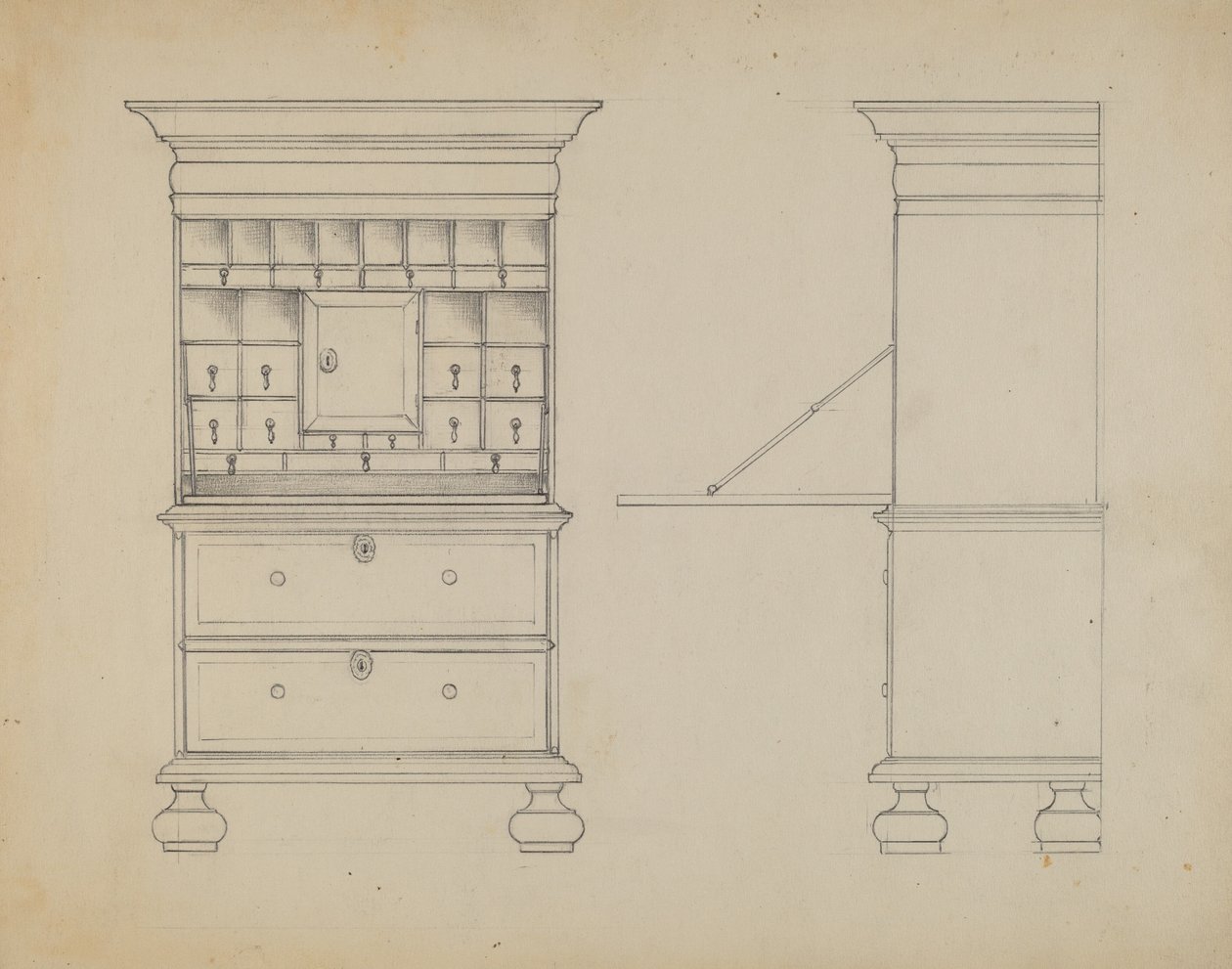 Skrivebord av Bernard Gussow