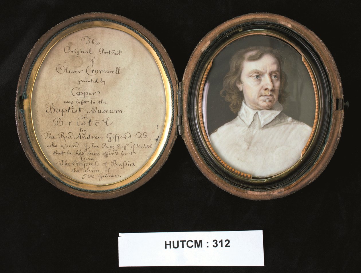 Oliver Cromwell, ca. 1704-30 (akvarell) av Bernard III Lens