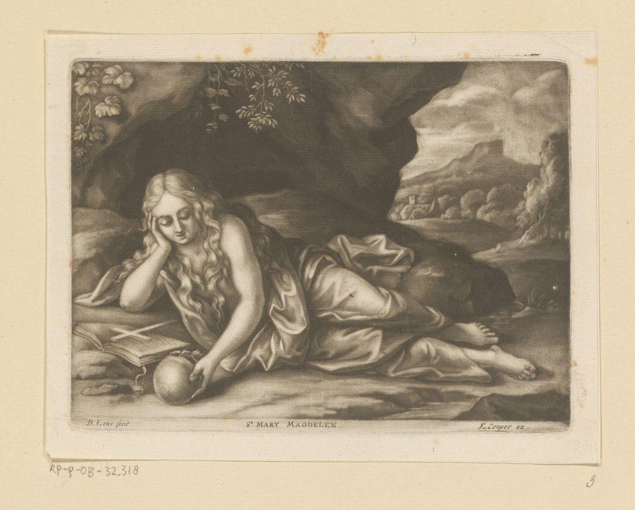 H. Maria Magdalena St Mary Magdalen (tittel på objekt) av Bernard Lens (II)