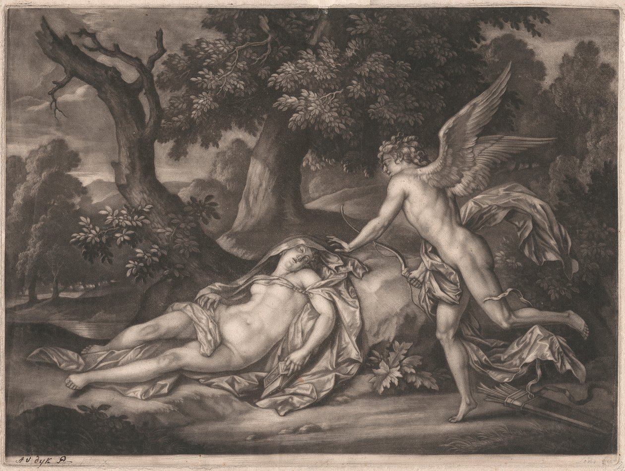 Amor og Psyche av Bernard Lens