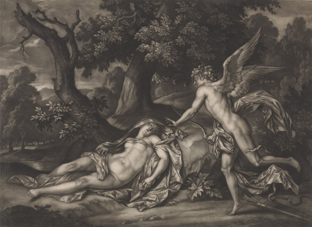 Amor og Psyche av Bernard Lens