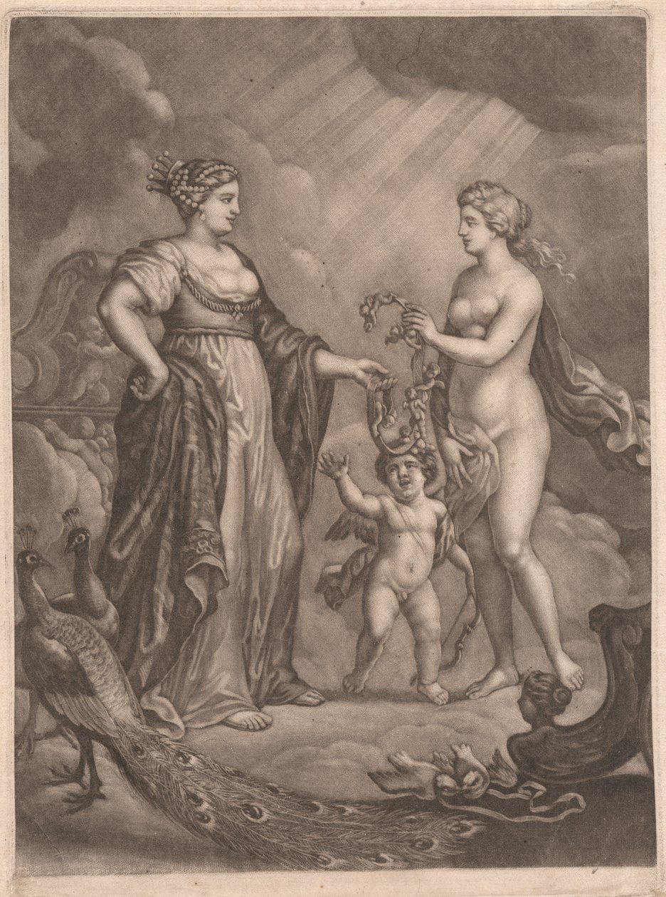 Juno, Venus og Amor av Bernard Lens