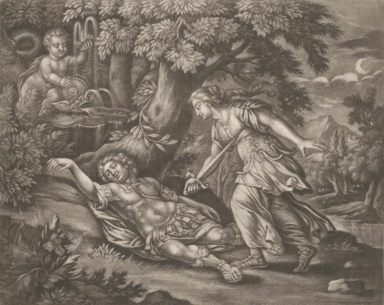 Mytologisk scene av Bernard Lens