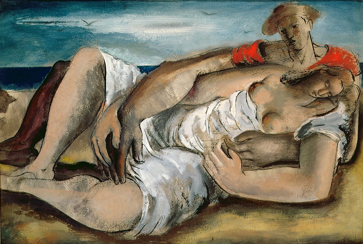 Elskere på stranden av Bernard Meninsky