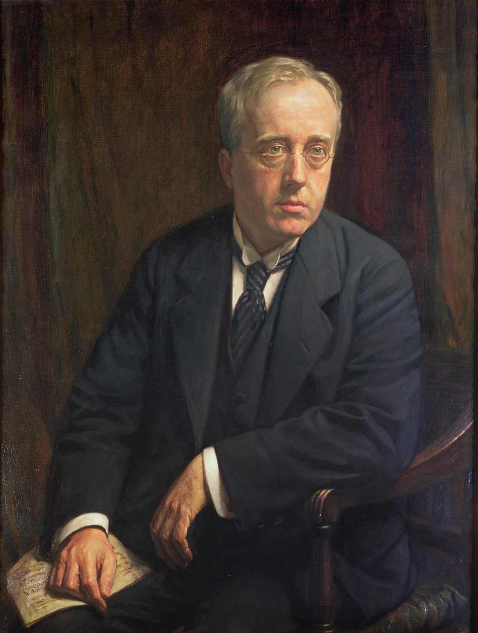 Portrett av Gustav Holst, 1923 av Bernard Munns