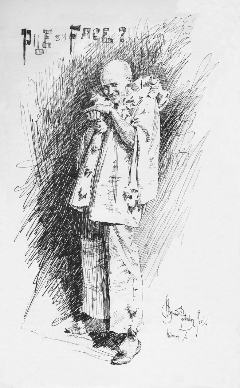 Klovneskisse, c1893, 1894 av Bernard Partridge