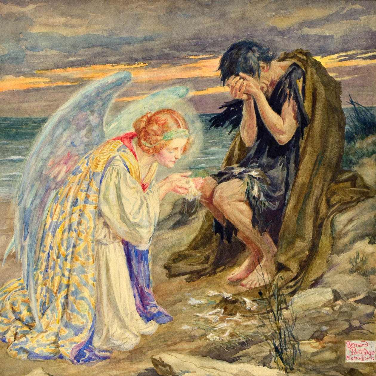 Det er klokere å være god enn dårlig [Illustrasjon for Punch] av Bernard Partridge