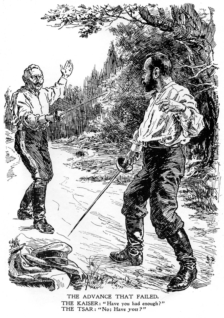 Fremskrittet som mislyktes, første verdenskrig, 1914-1915, 1920 av Bernard Partridge