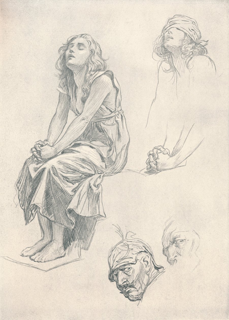 Seiersveien - trinn III, c1920. av Bernard Partridge