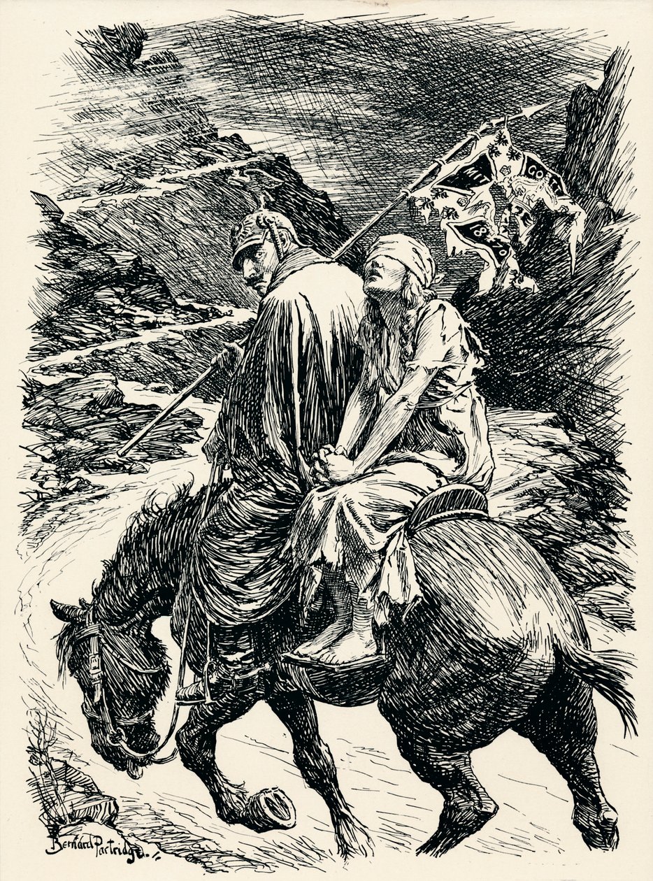 The Road of Victory - Stage VI, c1920 av Bernard Partridge