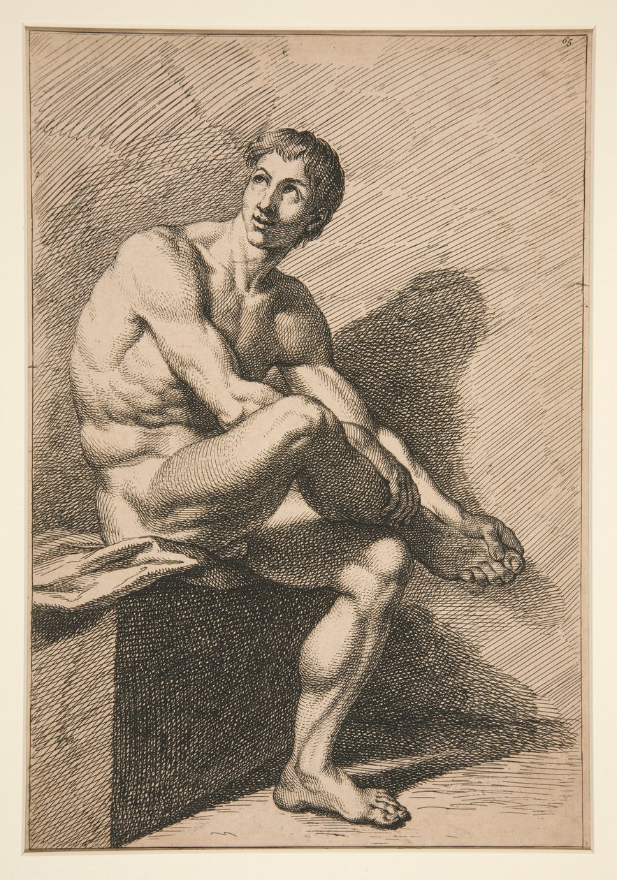 Akademiet tegnet og gravert av B. Picart av Bernard Picart