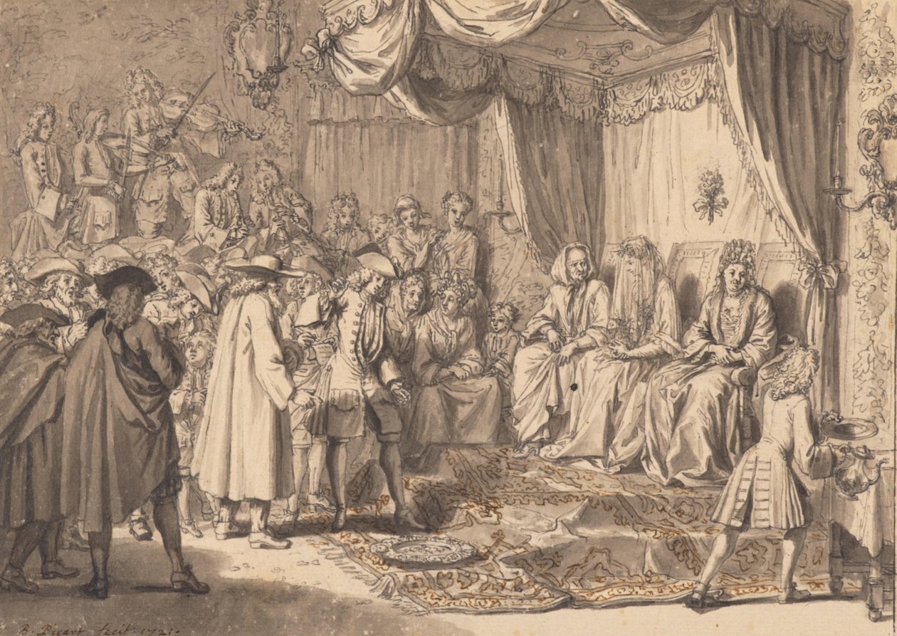 Bryllup hos de portugisiske jødene av Bernard Picart