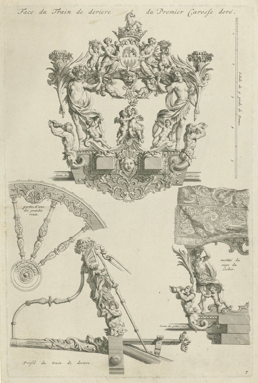 Hertugen av Ossunas statskarjol, 1713 av Bernard Picart