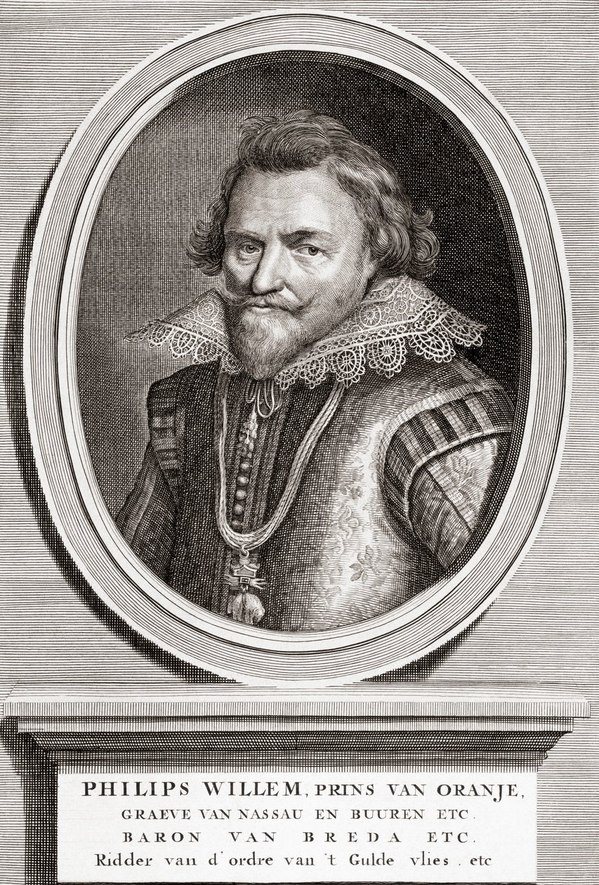 portrett av Philip William, Prince of Orange (1554-1618) av Bernard Picart