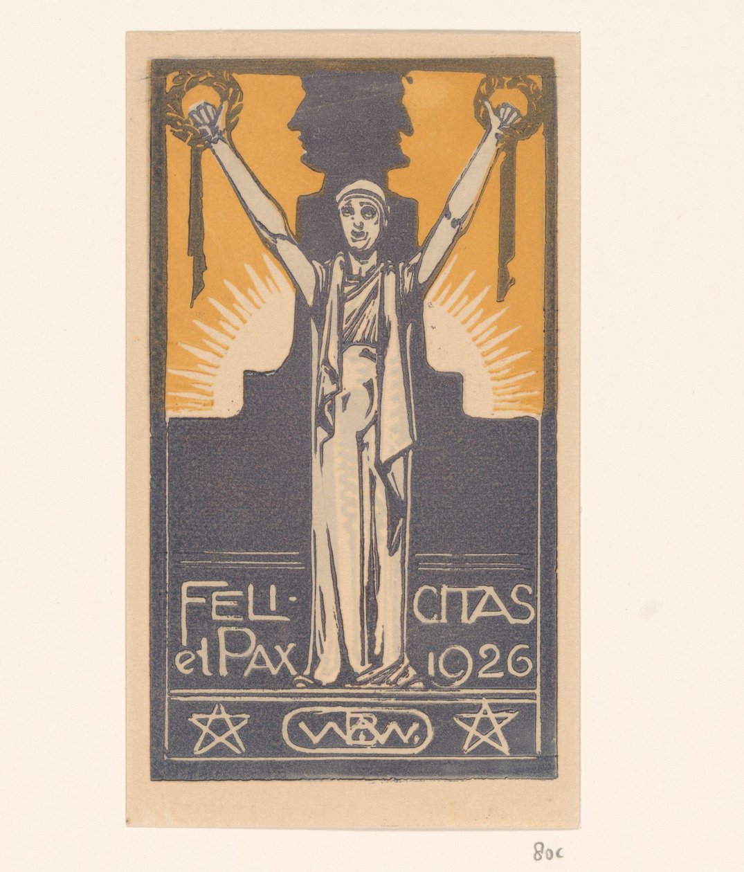 Happiness and Peace 1926 (originaltittel på objekt) av Bernard Willem Wierink