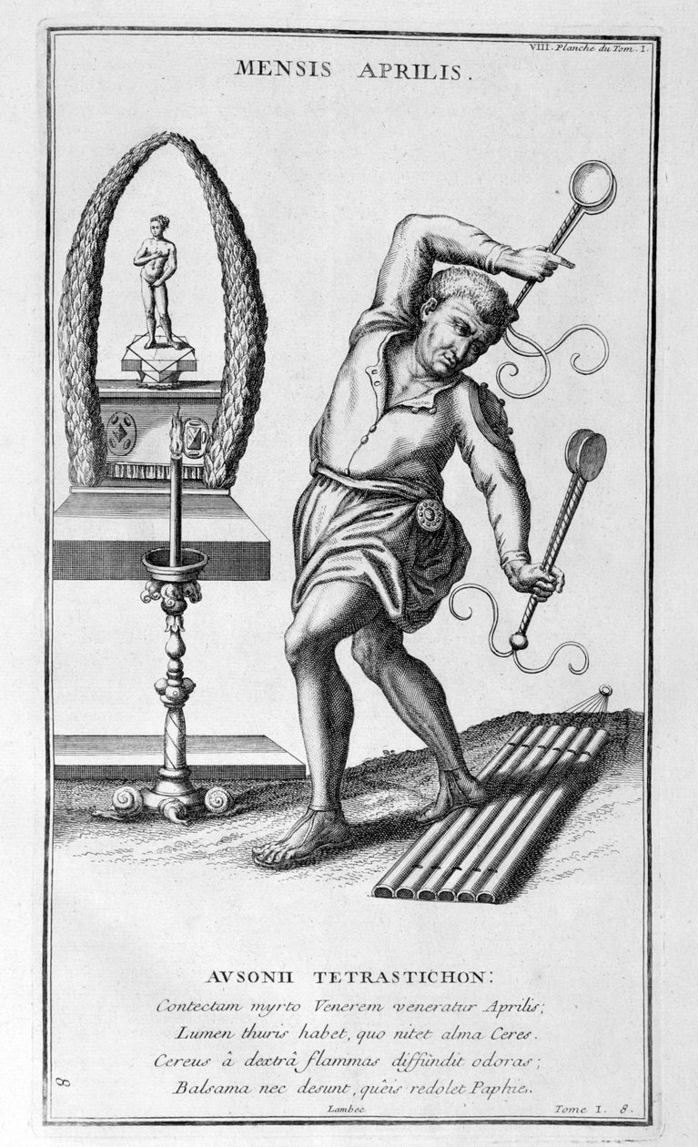 En representasjon av april 1757. av Bernard de Montfaucon